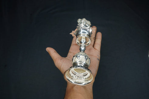 Pure Silver Diya Shank Chakara 195g